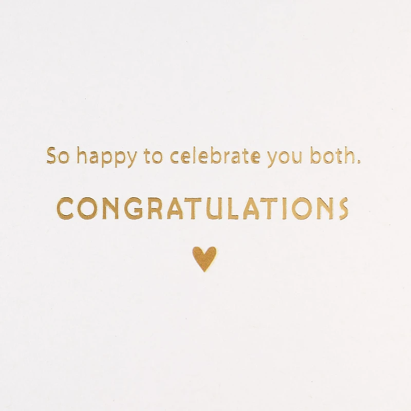 So Happy to Celebrate You Both Wedding Card for only USD 3.99 | Hallmark