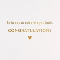 So Happy to Celebrate You Both Wedding Card for only USD 3.99 | Hallmark