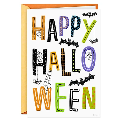Bats, Spiders and Bones Halloween Card for only USD 3.99 | Hallmark