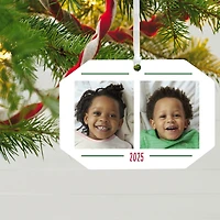 Two-Photo Metal Personalized Ornament, Custom Photo and Text for only USD 17.99 | Hallmark