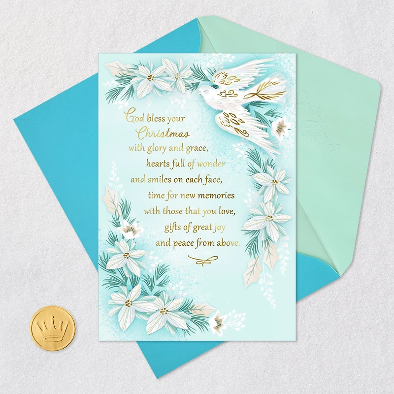 May God Bless Your Holidays Religious Christmas Card for only USD 2.99 | Hallmark