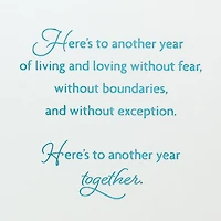 Here's to Another Year Together LGBTQ Anniversary Card for only USD 4.99 | Hallmark