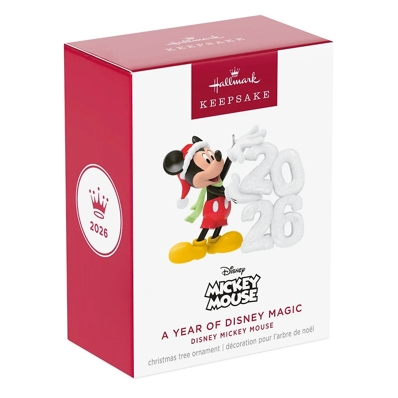 Disney Mickey Mouse A Year of Disney Magic 2026 Ornament for only USD 22.99 | Hallmark