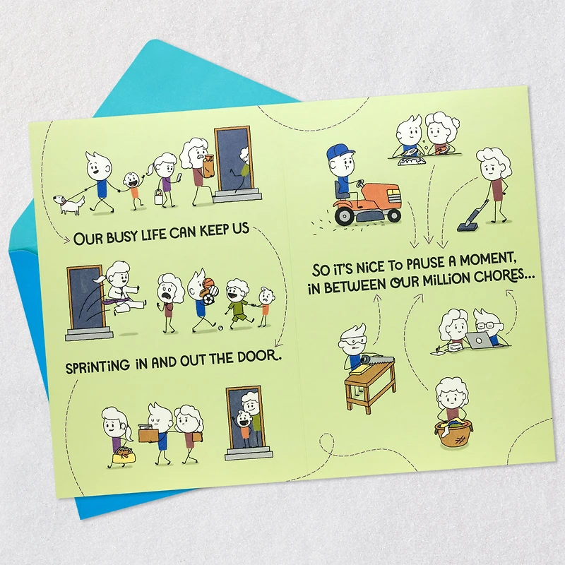 A Pause for Love Funny Pop-Up Father's Day Card for Husband for only USD 6.99 | Hallmark