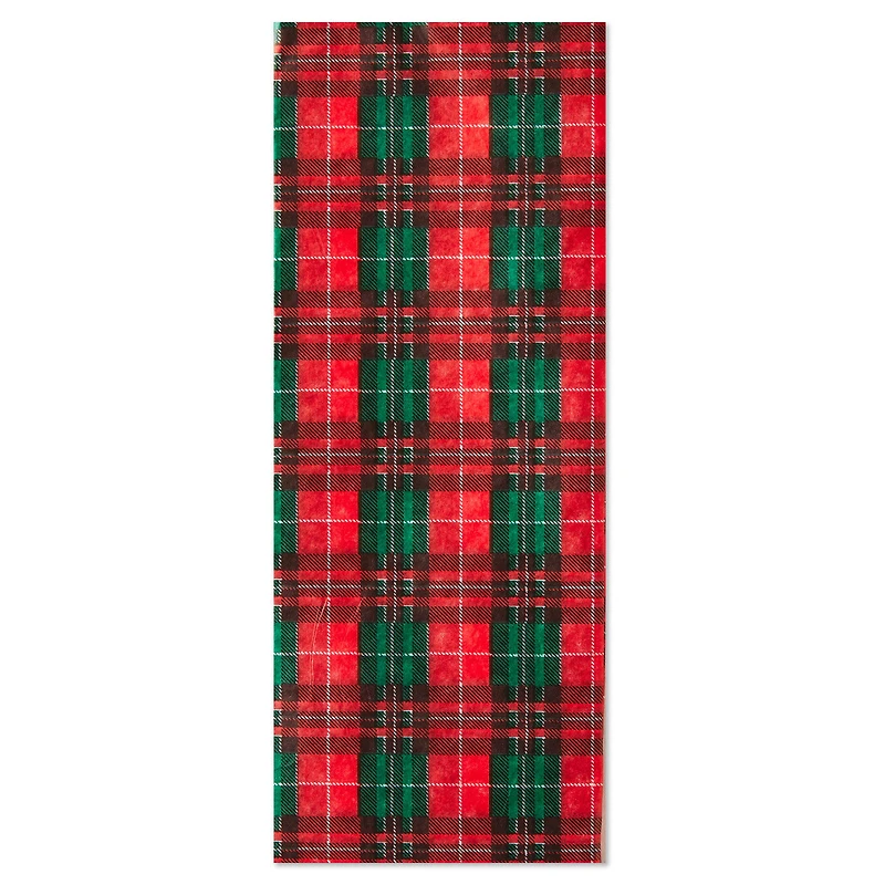 Red and Green Christmas Plaid Tissue Paper, 6 sheets for only USD 1.99 | Hallmark