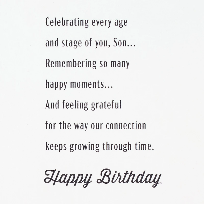 Our Connection Keeps Growing Birthday Card for Son for only USD 8.59 | Hallmark