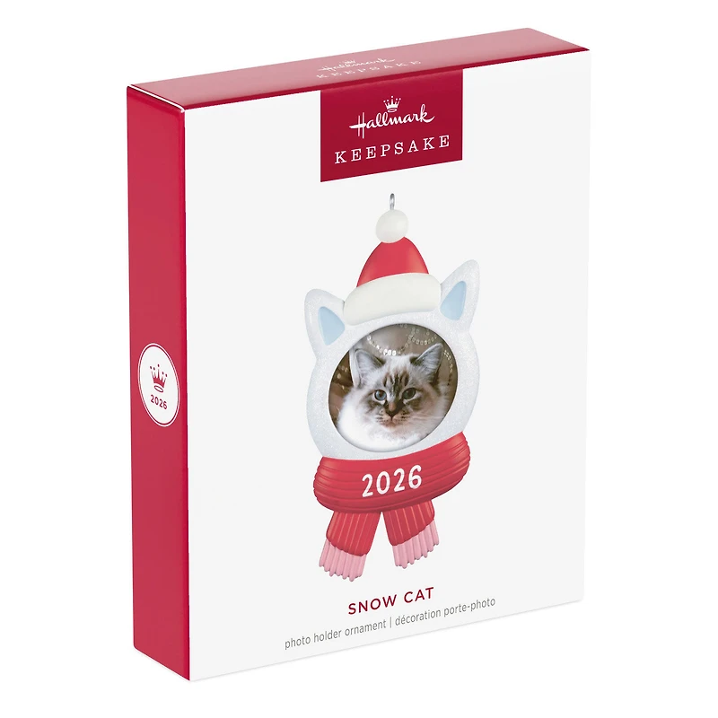 Snow Cat 2026 Photo Frame Ornament for only USD 19.99 | Hallmark