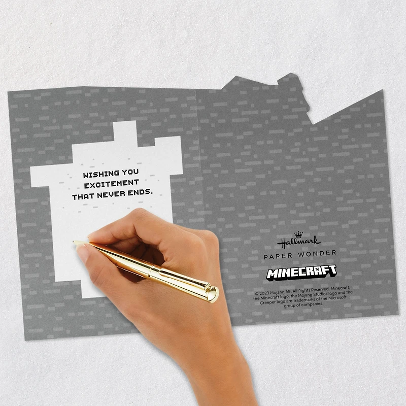 Minecraft Build, Explore, Create 3D Pop-Up Card for Kids for only USD 7.99 | Hallmark