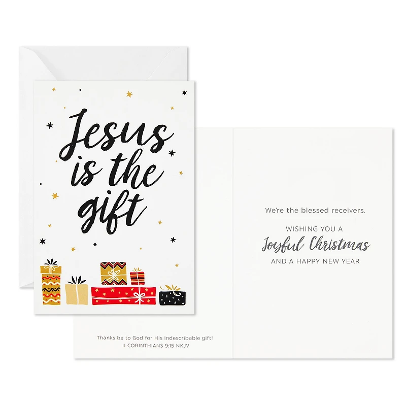 Jesus Is the Gift Religious Boxed Christmas Cards, Pack of 16 for only USD 9.99 | Hallmark