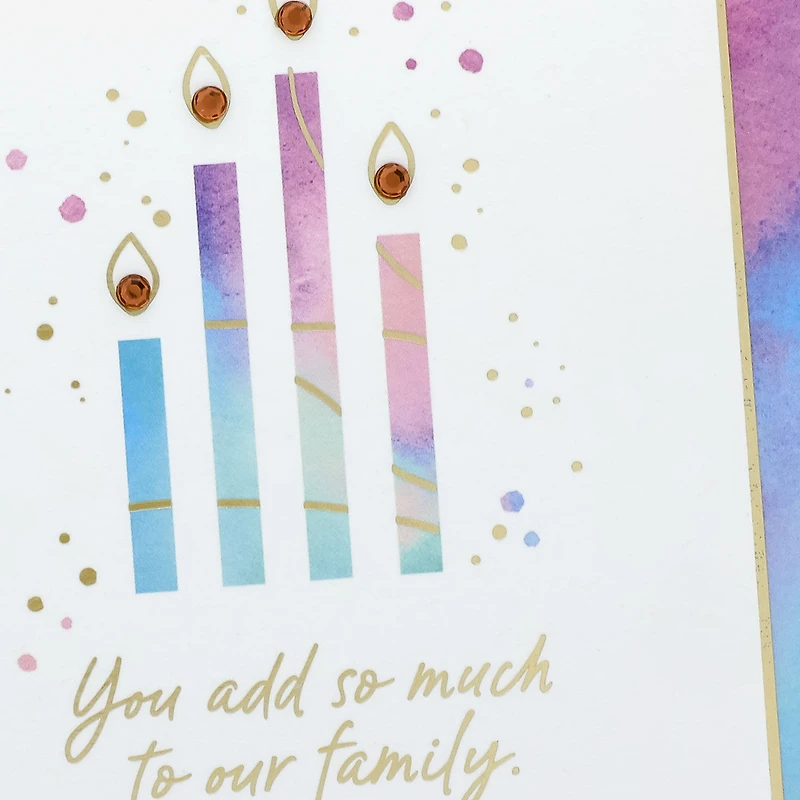 We're Lucky to Call You Family Birthday Card for Daughter-in-Law for only USD 6.59 | Hallmark