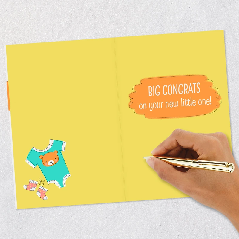 Big Congrats on Your New Little One New Baby Card for only USD 2.50 | Hallmark