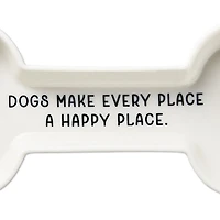 Happy Place Dog Bone-Shaped Trinket Dish for only USD 19.99 | Hallmark