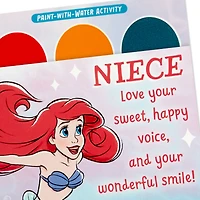 Disney The Little Mermaid Ariel Splashy Fun Birthday Card for Niece With Paint-With-Water Activity for only USD 5.99 | Hallmark