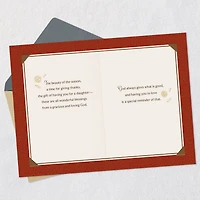 Wonderful Blessings from God Religious Thanksgiving Card for Daughter for only USD 2.99 | Hallmark