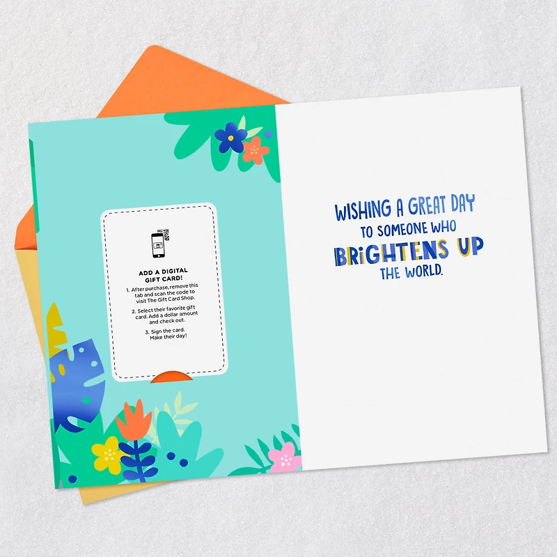 You Brighten Up the World Gift Card Greeting Birthday Card for Kids for only USD 4.99 | Hallmark