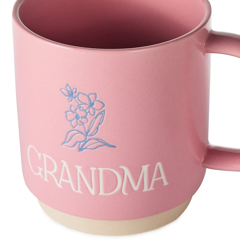 Grandma Pink Mug With Flower, 16 oz. for only USD 16.99 | Hallmark