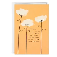 Morgan Harper Nichols May We Learn to Make Peace With Things Support Card for only USD 3.99 | Hallmark