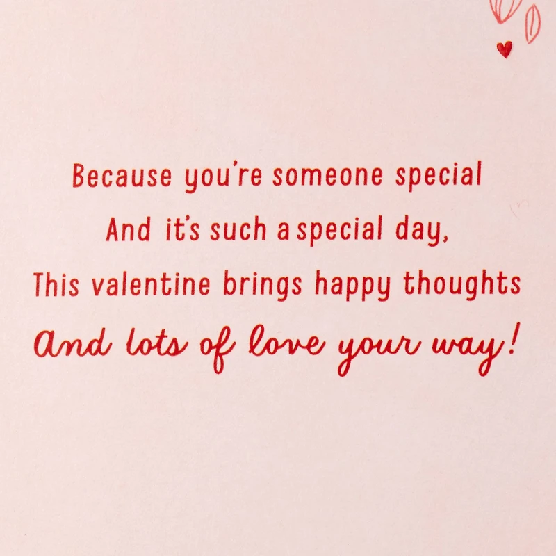 Happy Thoughts and Lots of Love Valentine's Day Card for only USD 2.99 | Hallmark