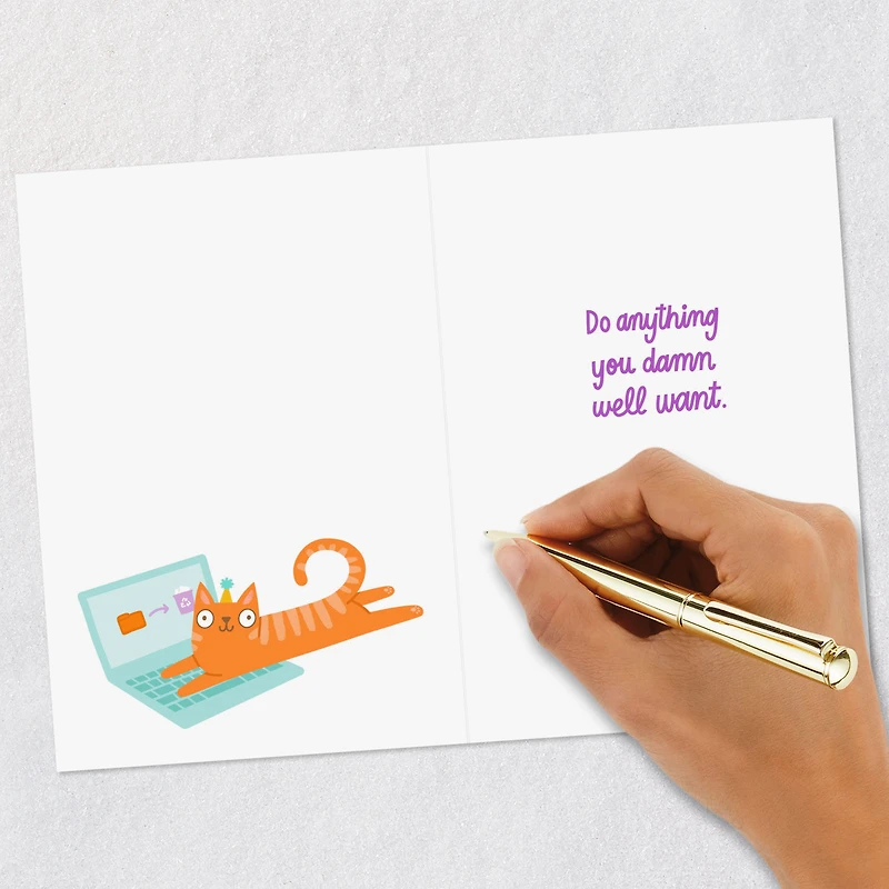 Do Anything You Damn Well Want Funny Birthday Card for only USD 4.49 | Hallmark