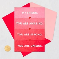Amazing, Strong, Unique, Loved Friendship Card for only USD 3.59 | Hallmark