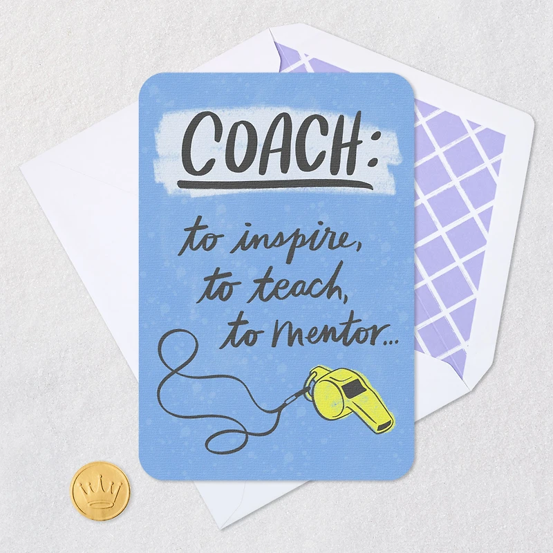 You're a Great Coach Thank You Card for only USD 2.99 | Hallmark