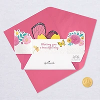 Beautiful Day Butterfly and Flowers 3D Pop-Up Card for only USD 5.99 | Hallmark