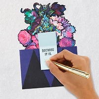 Disney Villains Floral Bouquet Pop-Up Card for only USD 8.99 | Hallmark