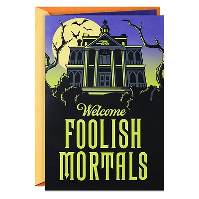 Disney The Haunted Mansion Welcome Foolish Mortals Musical Pop-Up Halloween Card with Light for only USD 9.99 | Hallmark