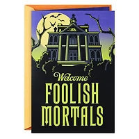 Disney The Haunted Mansion Welcome Foolish Mortals Musical Pop-Up Halloween Card with Light for only USD 9.99 | Hallmark