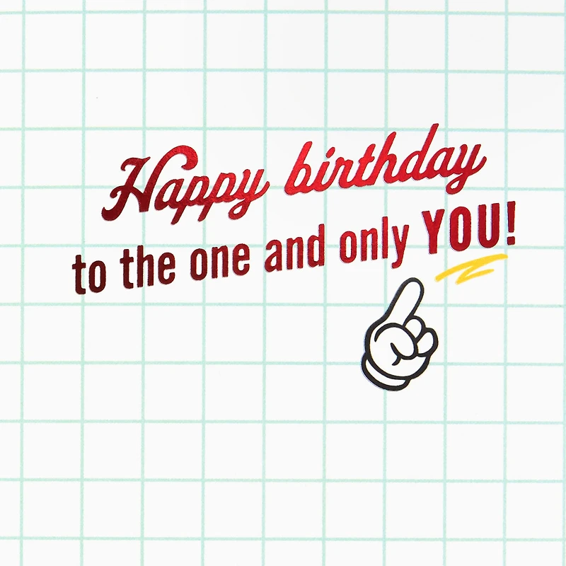 Disney Mickey Mouse Happy Day Birthday Card With Stickers for only USD 5.99 | Hallmark