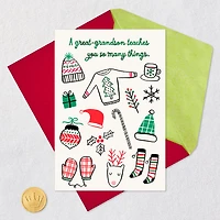 Love and Pride Christmas Card for Great-Grandson for only USD 2.99 | Hallmark