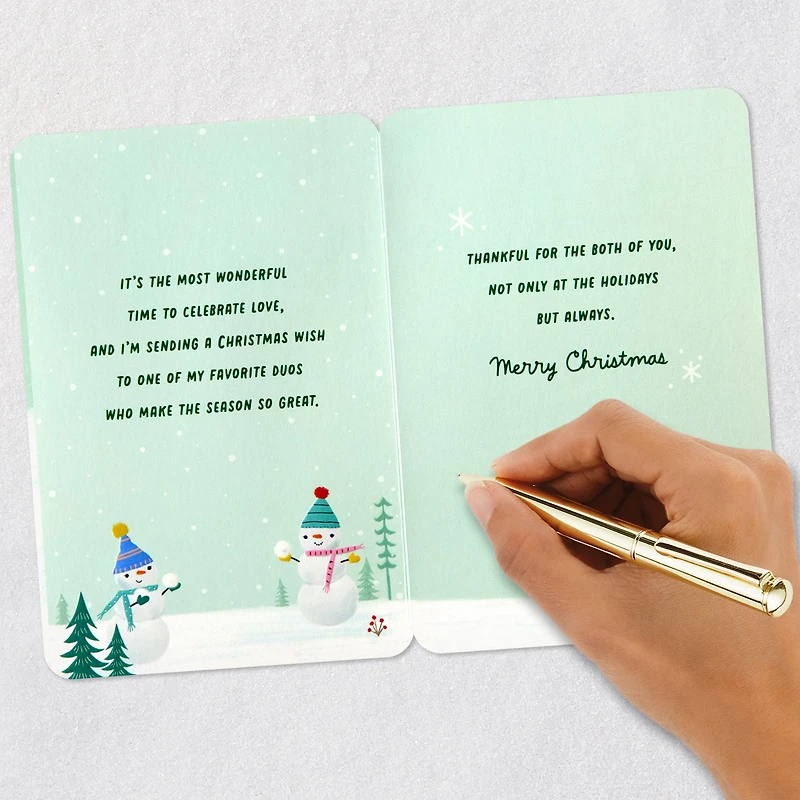 You're a Great Pairing Christmas Card for Sister and Brother-in-Law for only USD 5.99 | Hallmark