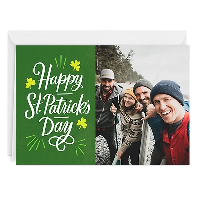 Personalized Shamrocks St. Patrick’s Day Photo Card for only USD 4.99 | Hallmark