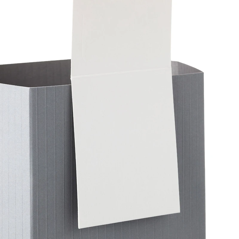 Build-a-Bouquet Thinking of You Gray Stripes Pop-Up Paper Vase With Mini Card for only USD 4.99 | Hallmark