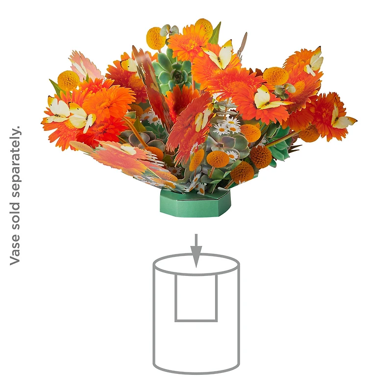 Build-a-Bouquet Butterflies and Daisies Pop-Up Paper Flowers for only USD 9.99 | Hallmark