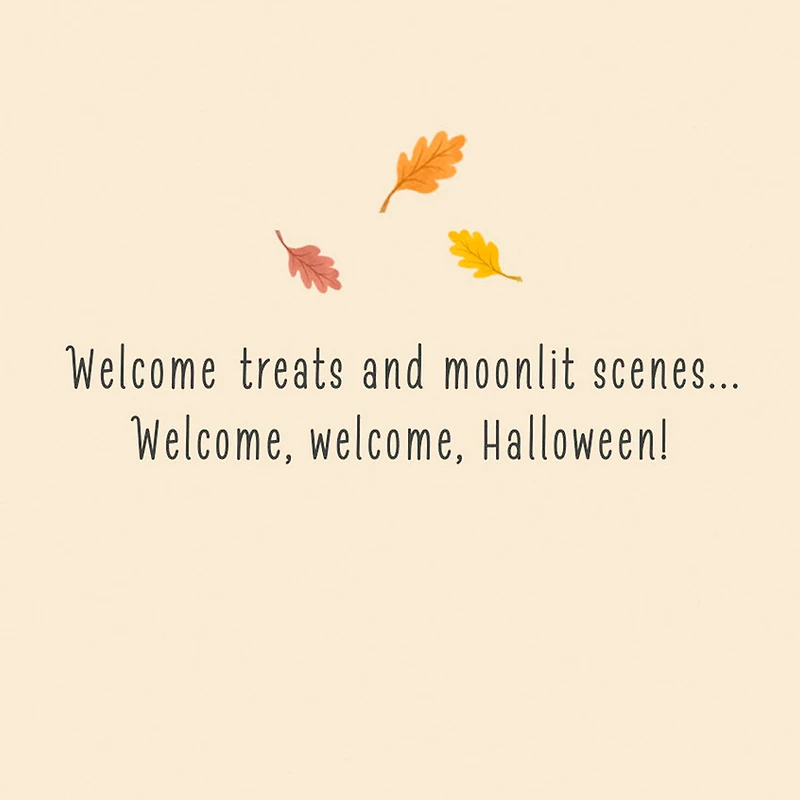Welcome Cozy Fall Delights Halloween Card for only USD 2.00 | Hallmark