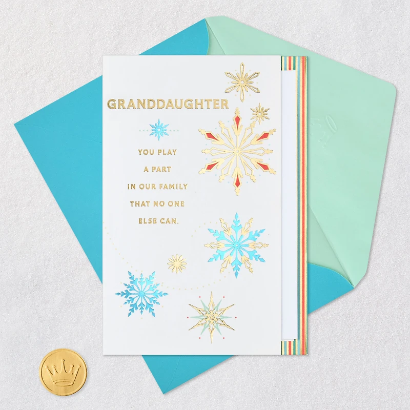 You're a Special Part of Our Family Christmas Card for Granddaughter for only USD 5.59 | Hallmark