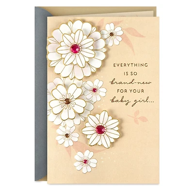 A Brand-New Love New Baby Girl Card for only USD 7.59 | Hallmark