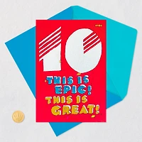 This Is Epic 10th Birthday Card for only USD 4.99 | Hallmark