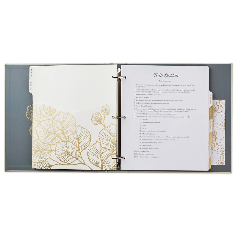 A Happy Beginning Wedding Planner 3-Ring Binder for only USD 49.99 | Hallmark