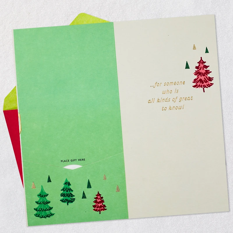 All Kinds of Merry Money Holder Christmas Card for only USD 4.99 | Hallmark