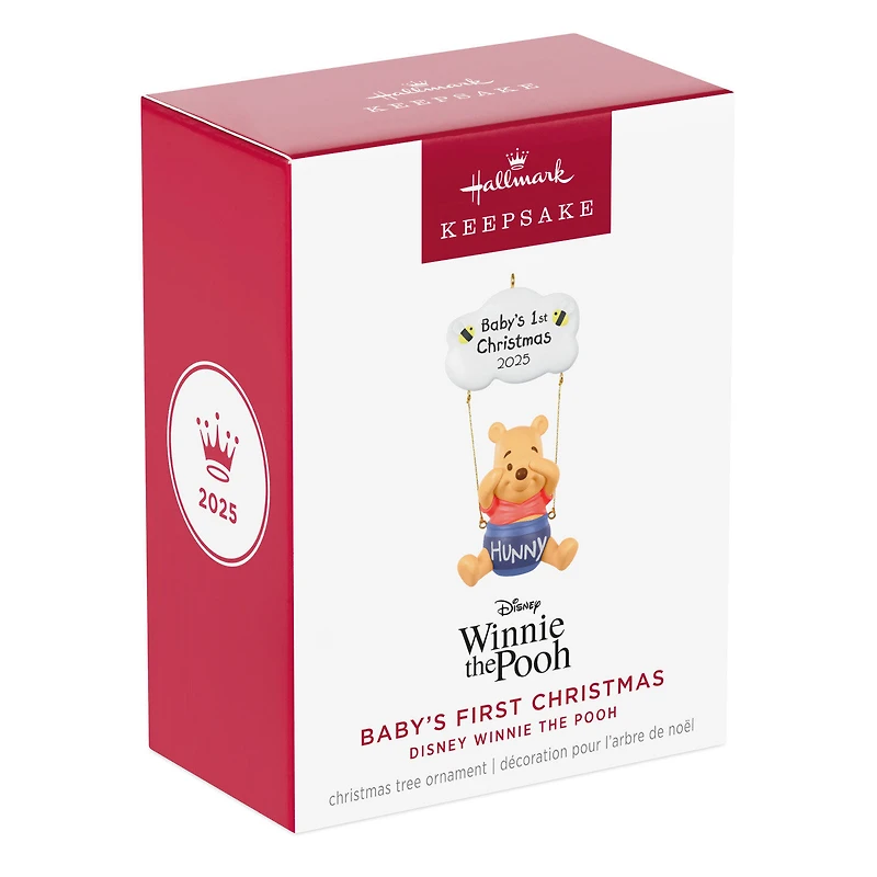 Disney Winnie the Pooh Baby's First Christmas 2025 Ornament for only USD 24.99 | Hallmark