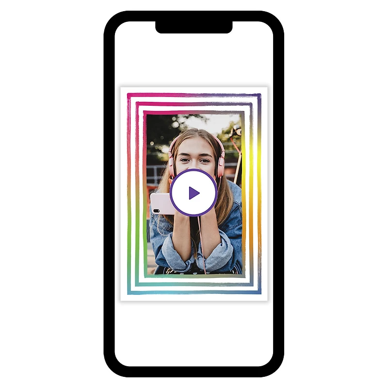 Personalized Rainbow Frame Photo Card for only USD 4.99 | Hallmark