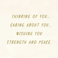 Comfort, Support and Caring Prayers Encouragement Card for only USD 2.99 | Hallmark