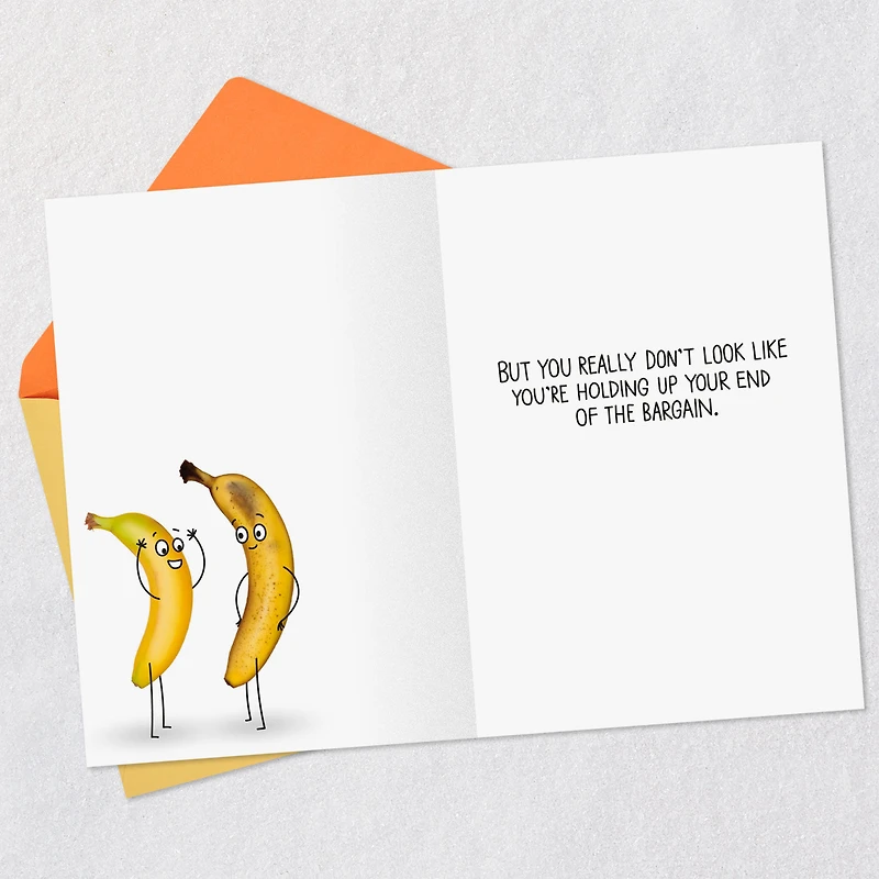 Growing Old, Bananas Funny Romantic Birthday Card for Wife for only USD 4.49 | Hallmark