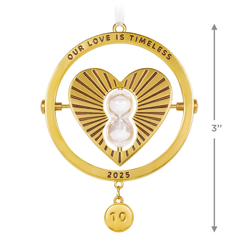 Our Love Is Timeless 2025 Metal Ornament for only USD 30.99 | Hallmark