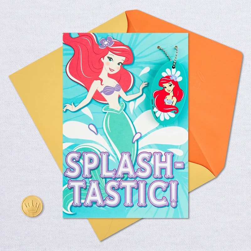 Disney The Little Mermaid Ariel Birthday Card With Keychain for Her for only USD 6.59 | Hallmark