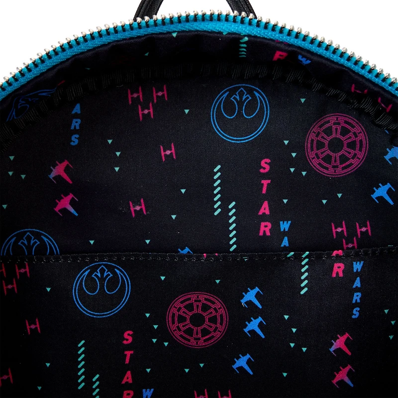 Loungefly Star Wars Light-Up Neon Glow 70s Mini Backpack for only USD 80.00 | Hallmark