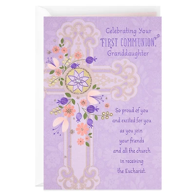 God Will Always Be With You Religious First Communion Card for Granddaughter for only USD 4.99 | Hallmark