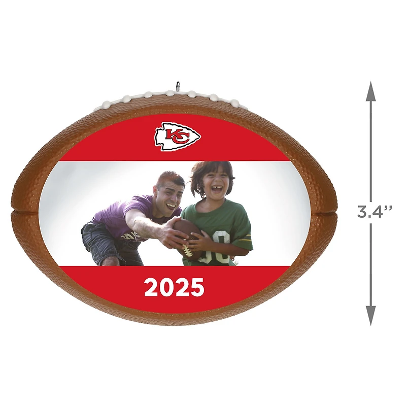 NFL Kansas City Chiefs Football Personalized Ornament